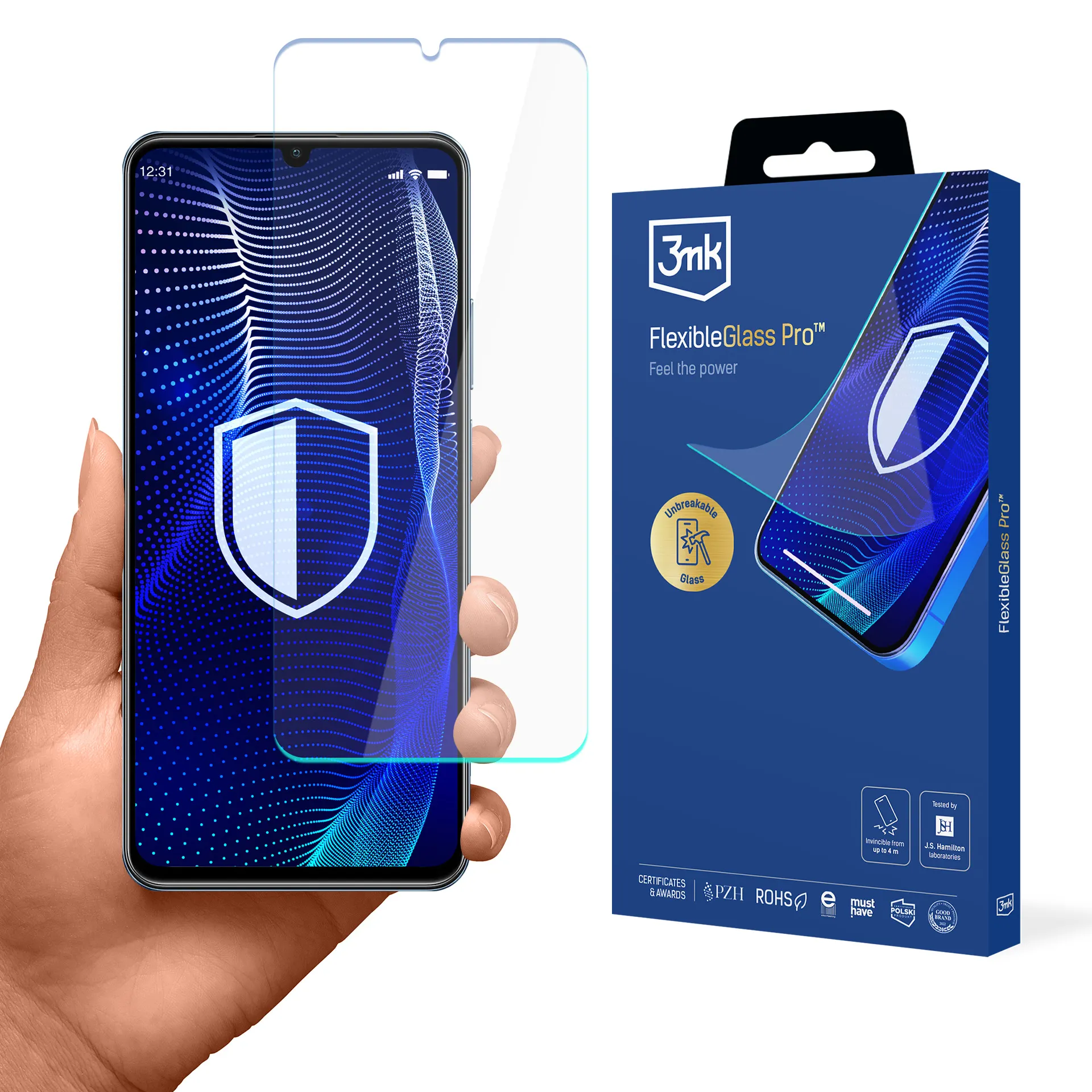 Verre incassable pour Realme C63 - 3mk FlexibleGlass Pro